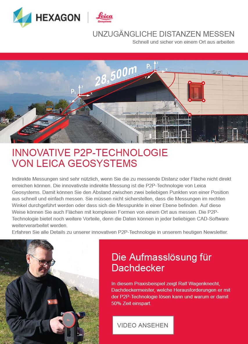 Newsletter Leica DISTO en allemand