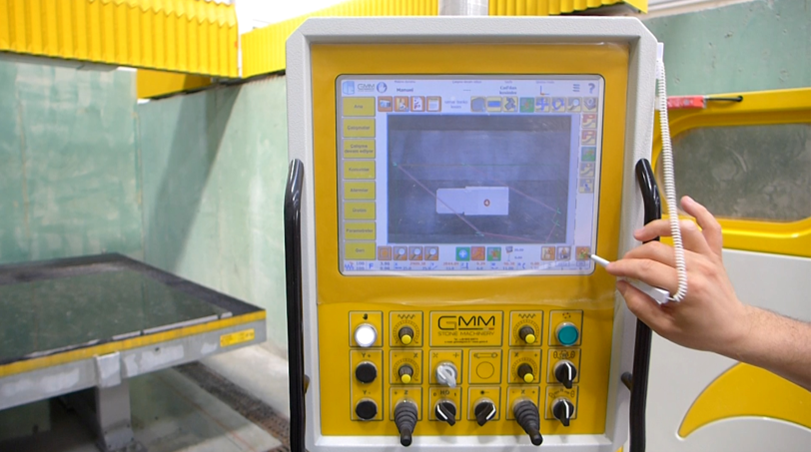 CNCマシンで石材を加工する際の最適化されたプログラミングされます。 