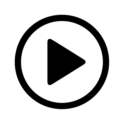 icono vectorial de reproducción de vídeo