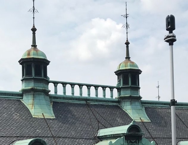 京都文化博物館 別館の屋根や外壁をBLK360で計測